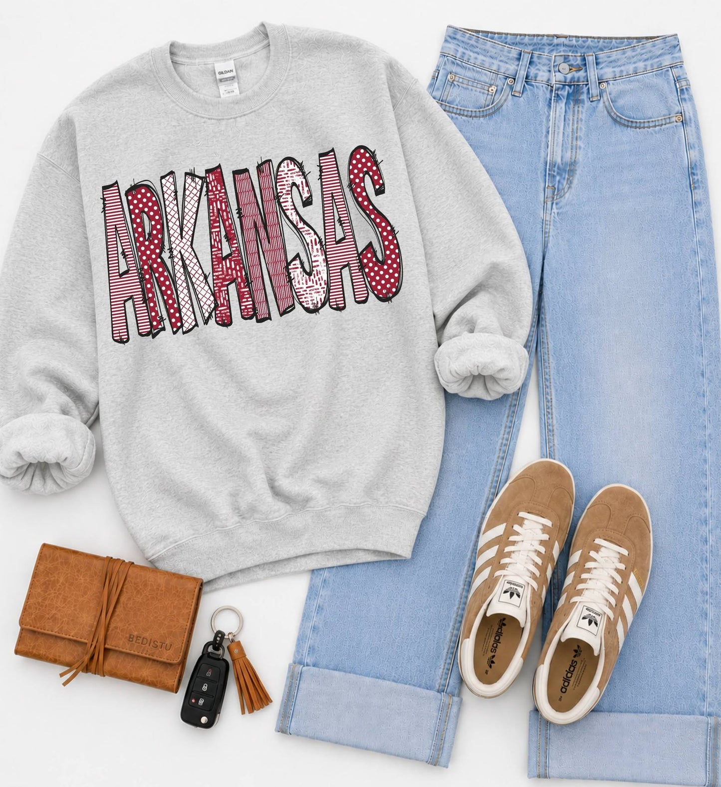 Arkansas (Doodle Pattern College) - DTF