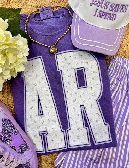 Arkansas (Purple Floral State) - DTF