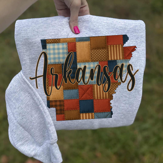 Arkansas (Quilted Patchwork State) - DTF