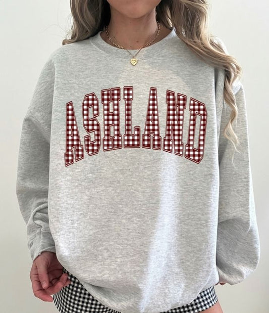 Ashland (Gingham Varsity Arch Mascot) - DTF