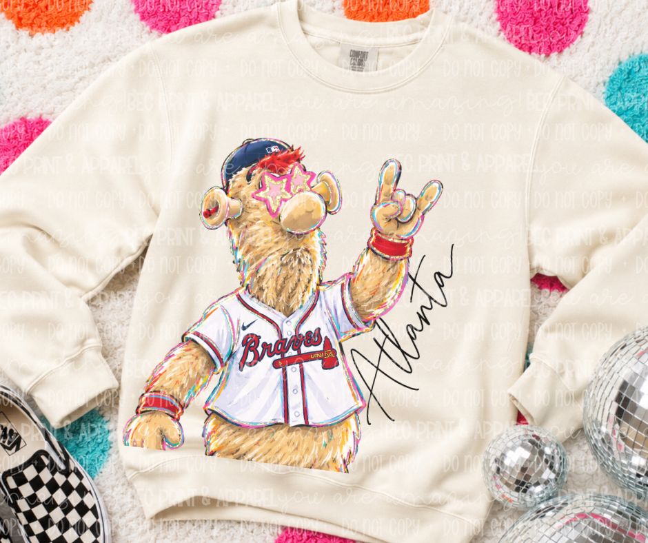 Atlanta Braves (Rockin MLB Mascot) - DTF