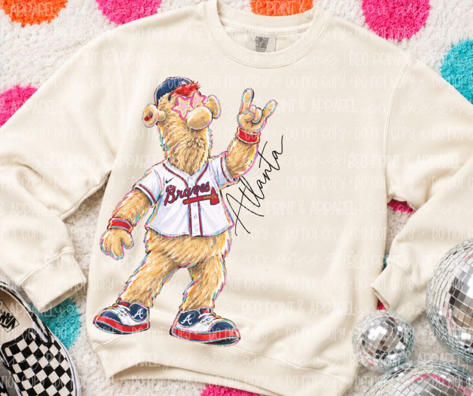Atlanta Braves (Rockin MLB Mascot) - DTF
