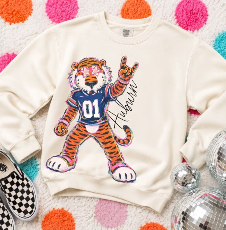 Auburn (Rockin Mascot College) - DTF