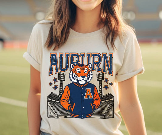 Auburn (College Letterman Mascot) - DTF