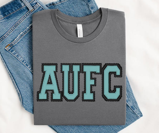 AUFC - Teal/Black (Prepster School Initials) - DTF