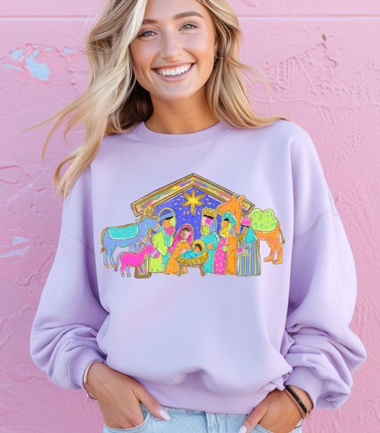 Nativity Scene (Abstract) - DTF