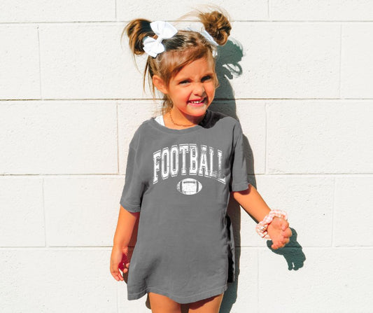 Football Arched (white) - YOUTH - DTF