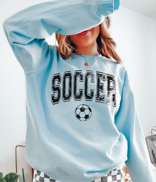 Soccer Arched (black) - DTF