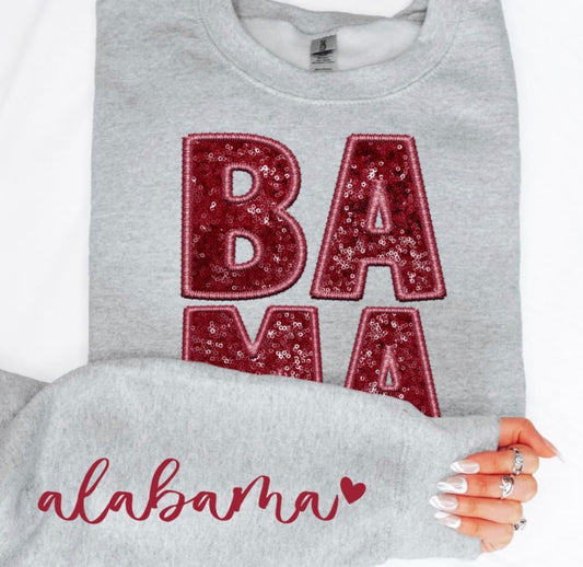 Bama (Sequins/Embroidery look) - DTF
