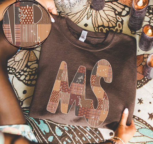 MS (Autumn Quilted Distressed State) - DTF