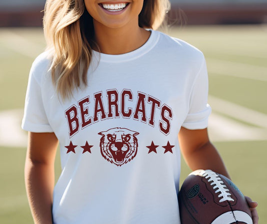 Bearcats - Maroon (Stars & Tradition Mascots) - DTF