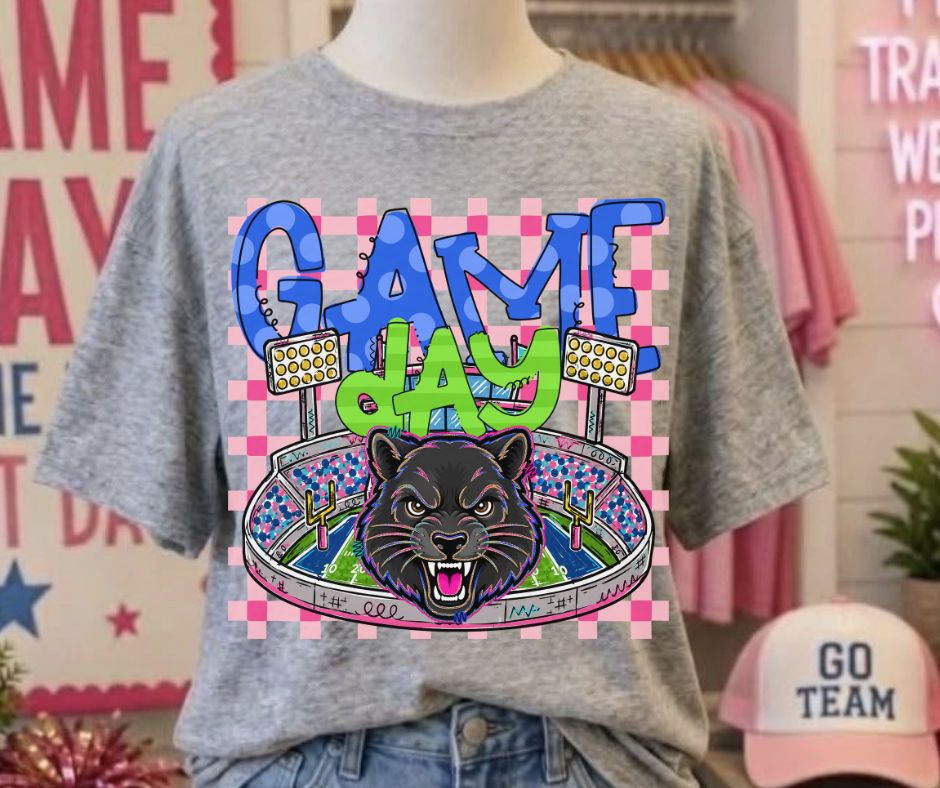 Bearcats (Game Day Stadium Plaid Mascot) - DTF
