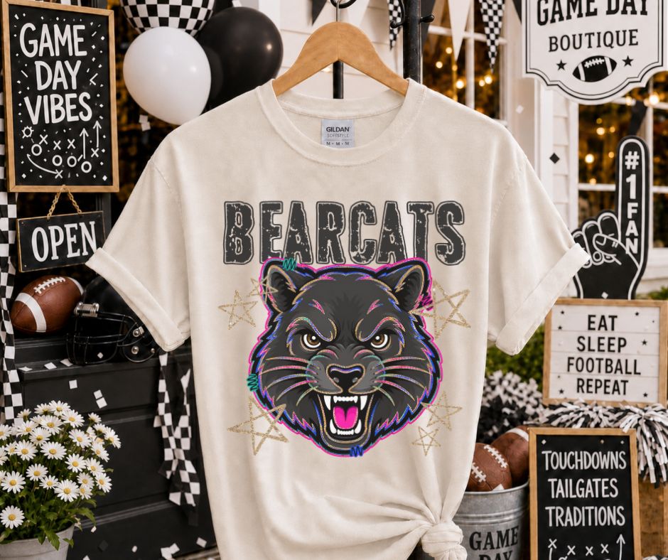 Bearcats (Grunge Varsity Mascot) - DTF