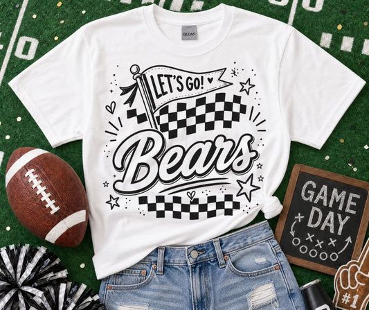Bears (Lets Go Doodle Check Mascot) - DTF
