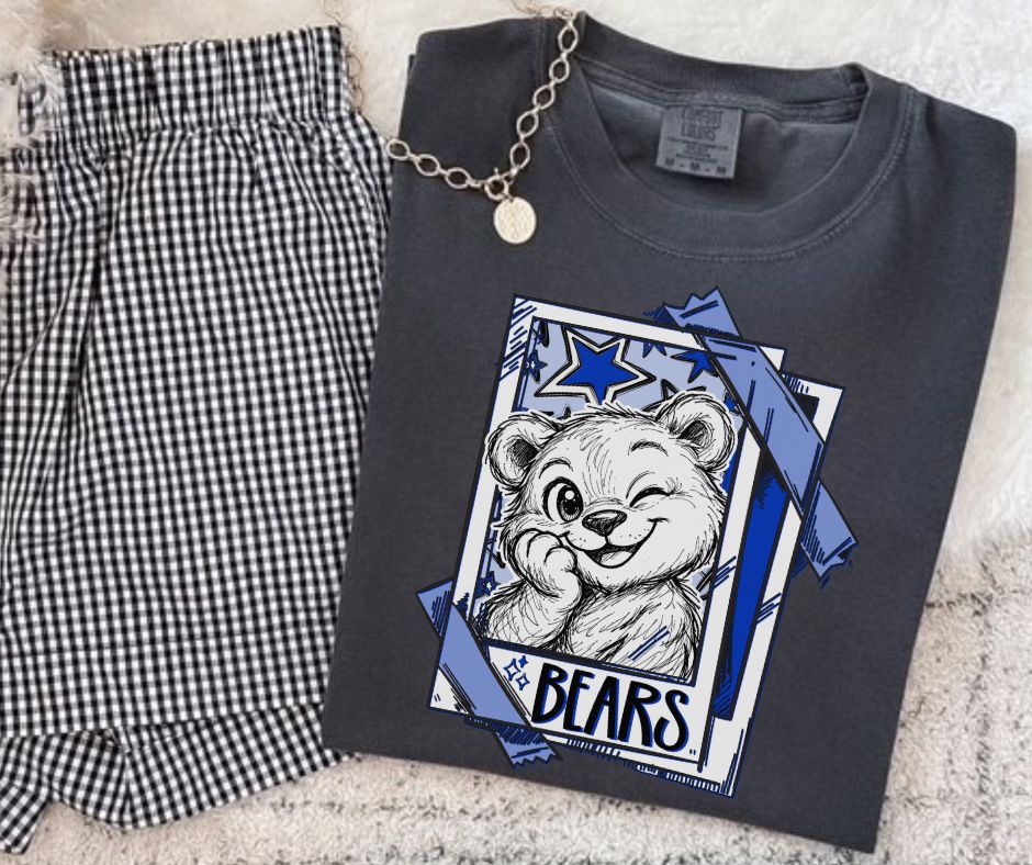 Bears - Royal Blue (Cutie Patootie Mascots) - DTF
