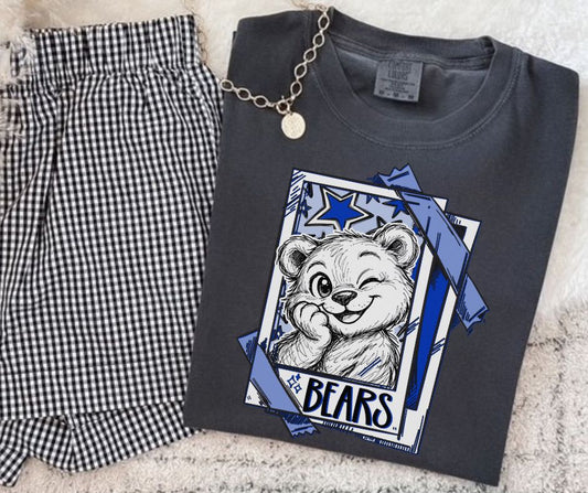 Bears - Royal Blue (Cutie Patootie Mascots) - DTF