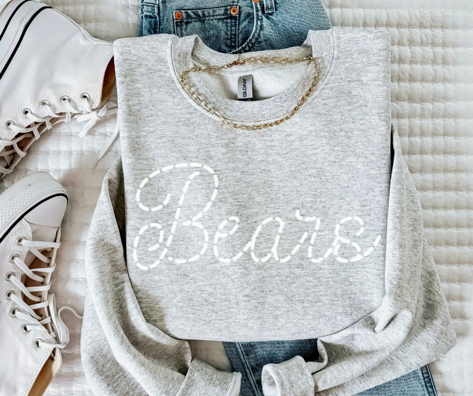 Bears - White (Stitched Mascot) - DTF