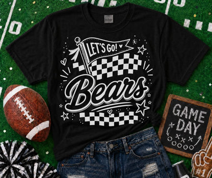 Bears (Lets Go Doodle Check Mascot) - DTF
