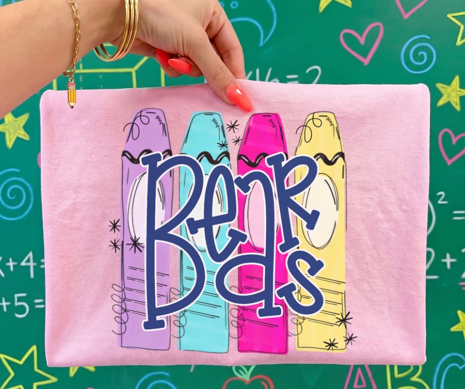 Bears (Crayon Doodle Mascots) - DTF