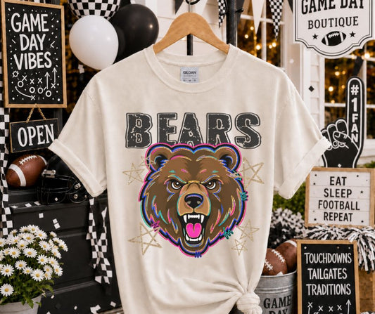 Bears (Grunge Varsity Mascot) - DTF