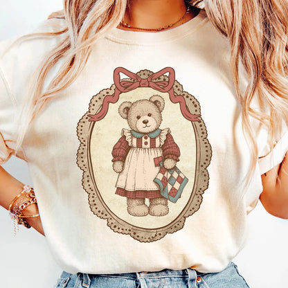 Vintage Thrifted Bear  - DTF