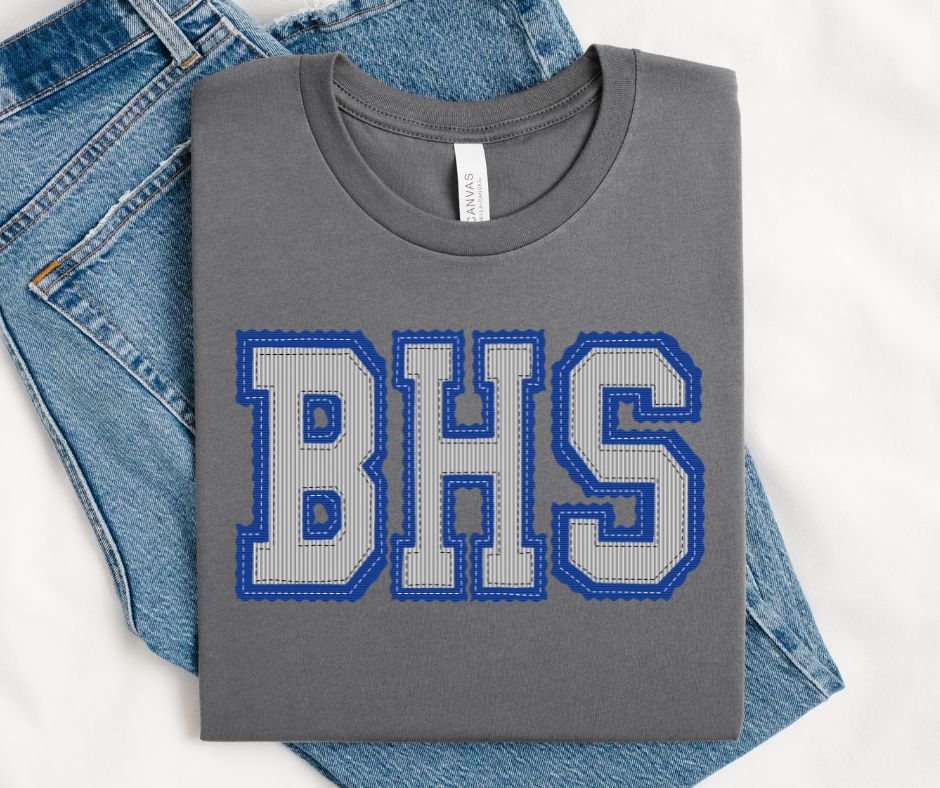 BHS - Royal Blue/Gray (Prepster Mascot) - DTF