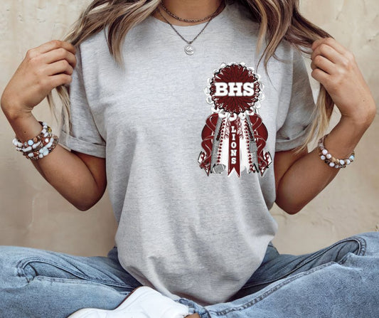 Lions - BHS/Maroon (Mums the Word Mascot) - DTF