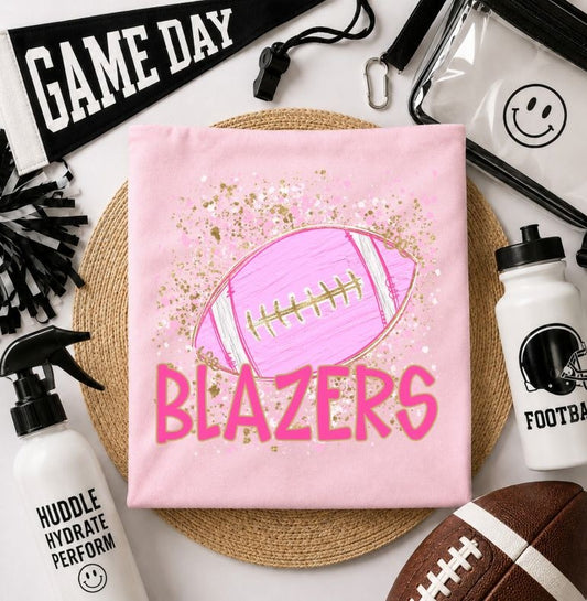 Blazers (Pink Splatter Mascot) - DTF