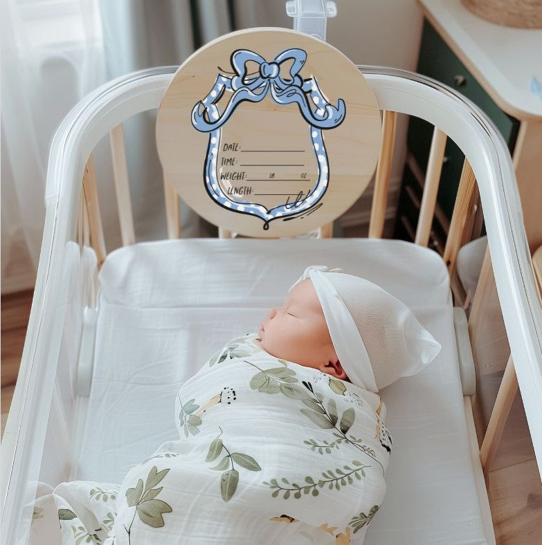 Birth Announcement (Blue) - DTF