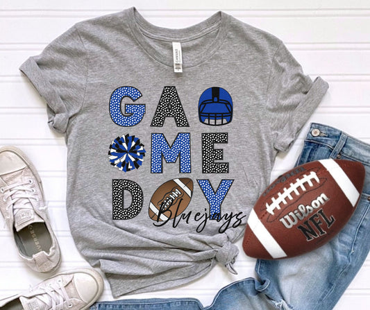 BlueJays (Game Day Football Collage) - DTF