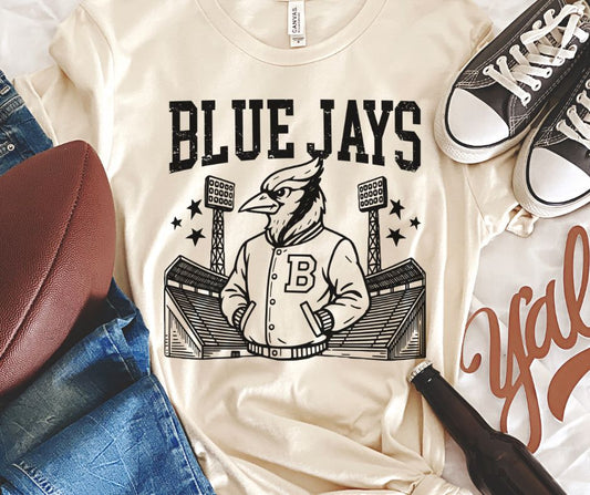Blue Jays (Letterman Mascots) - DTF