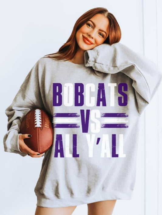 Bobcats - Purple/White (Mascots VS All Yall) - DTF