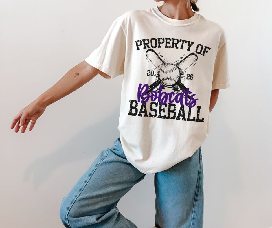 Bobcats - Purple (Property Of Baseball) - DTF