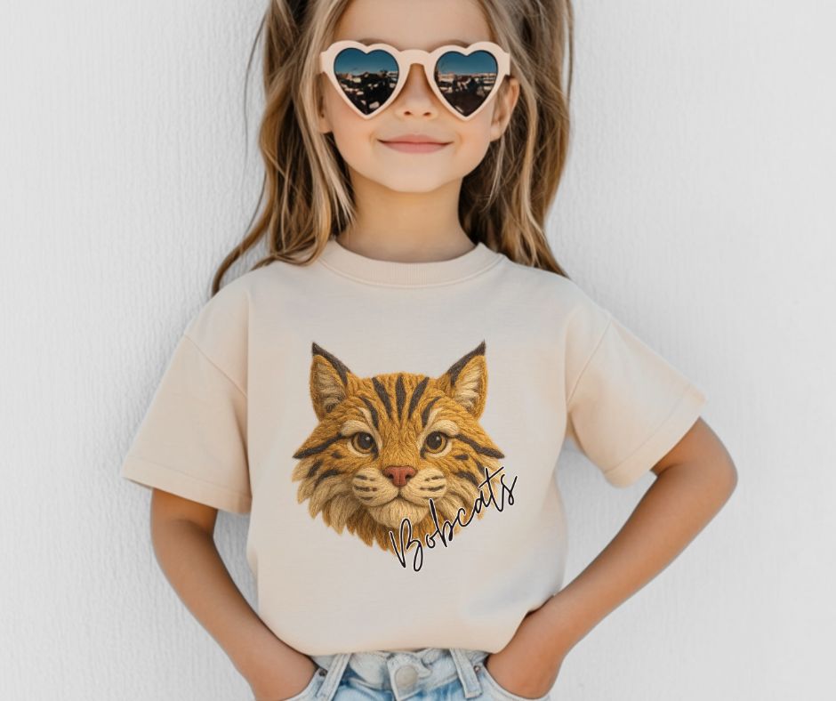Bobcats (Faux Yarn Mascot) - DTF