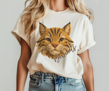 Bobcats (Faux Yarn Mascot) - DTF
