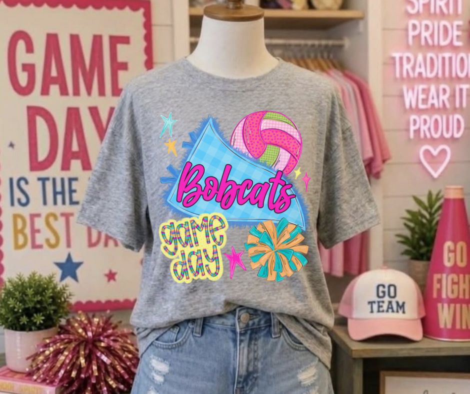 Bobcats (Game Day Spirit Volleyball) - DTF