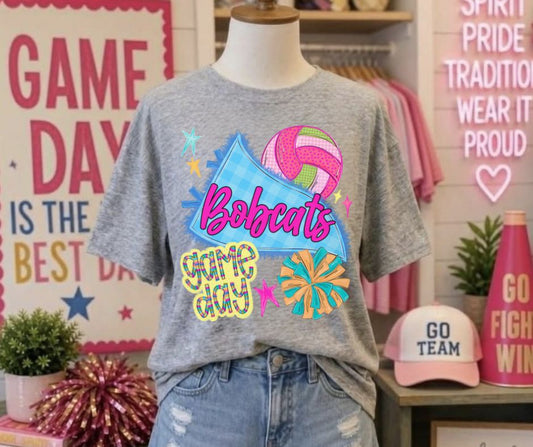 Bobcats (Game Day Spirit Volleyball) - DTF