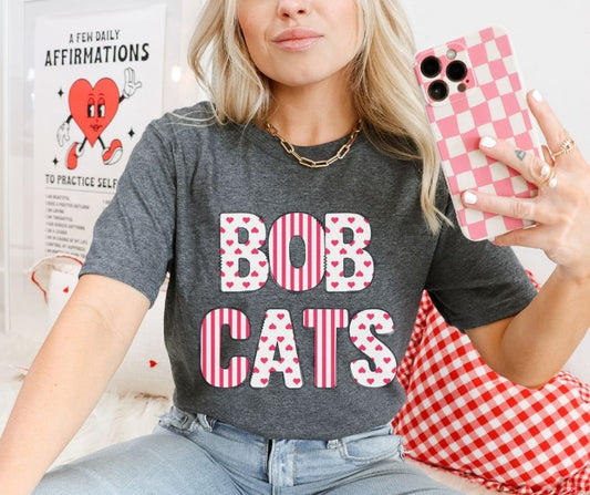 Bobcats (Hearts and Stripes Mascot) - DTF