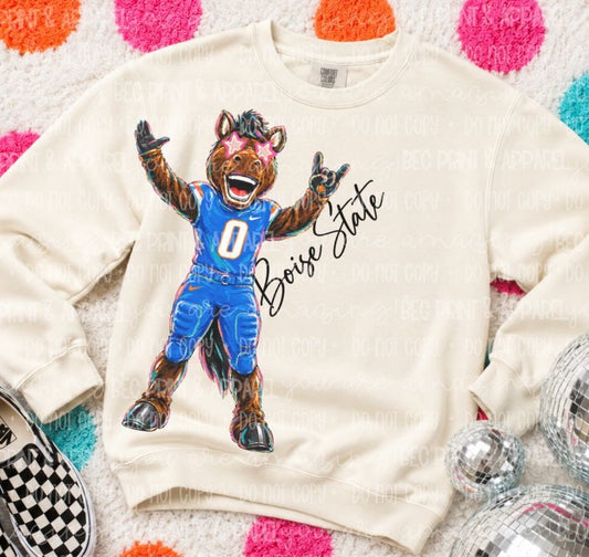 Boise St (Rockin Mascot College) - DTF
