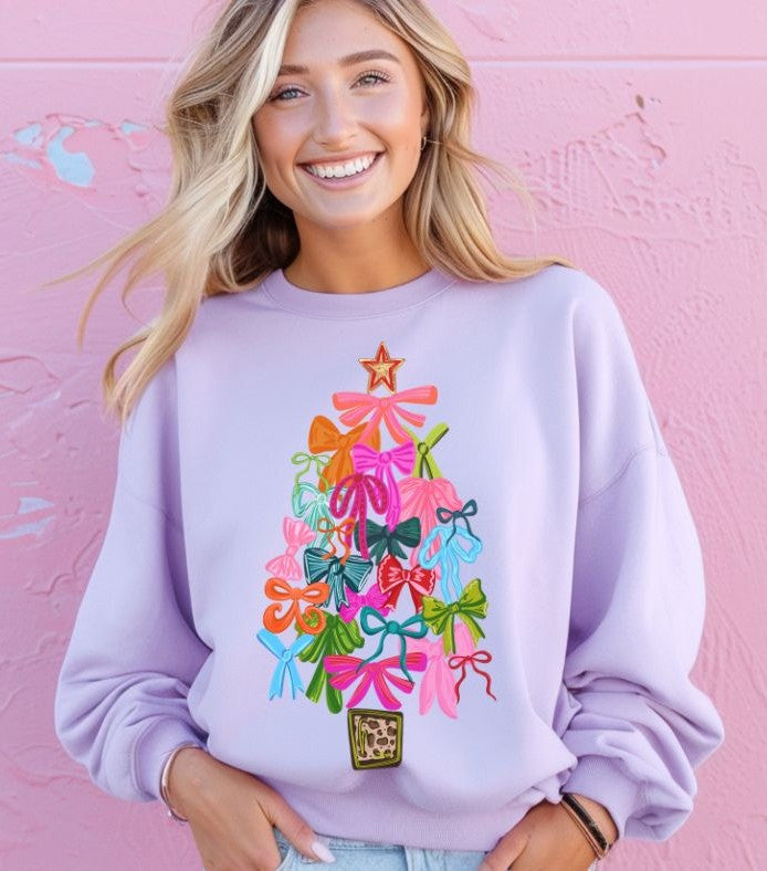 Christmas Bow Tree - DTF