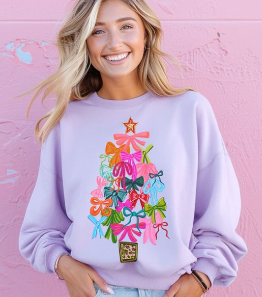 Christmas Bow Tree - DTF