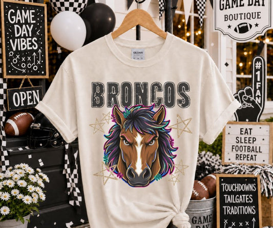 Broncos (Grunge Varsity Mascot) - DTF