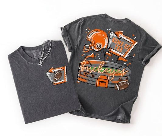 Buckeyes - Football/Orange (Home of the Stadium Mascots) - DTF
