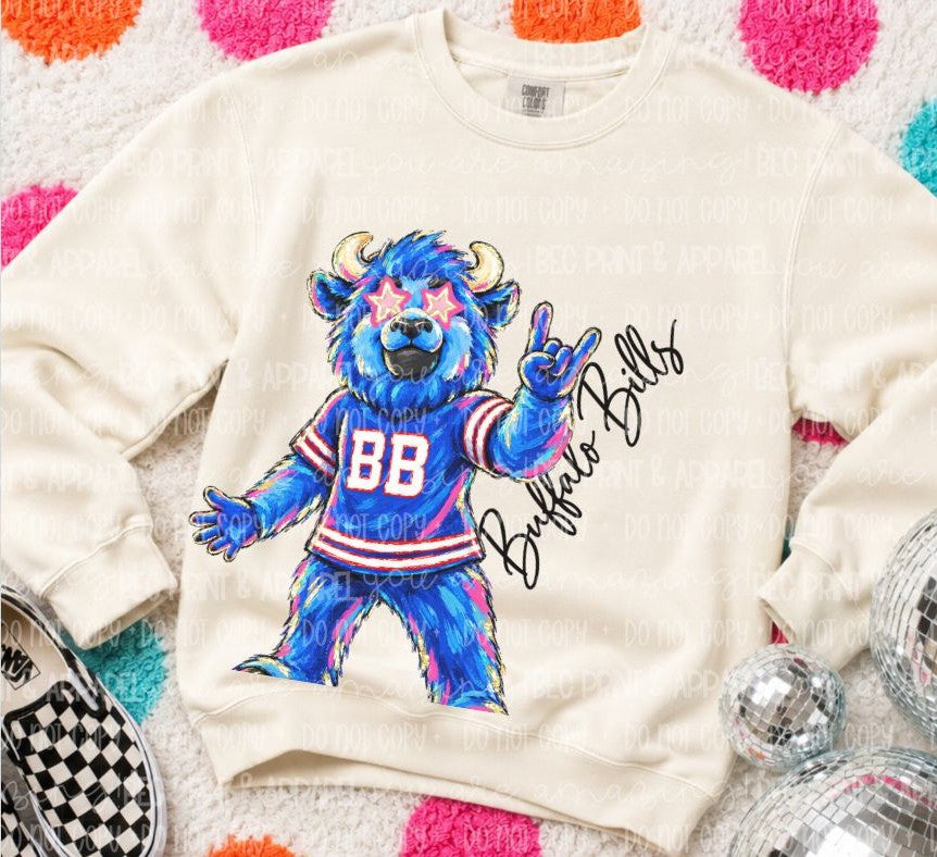 Buffalo (Rockin NFL Mascot) - DTF