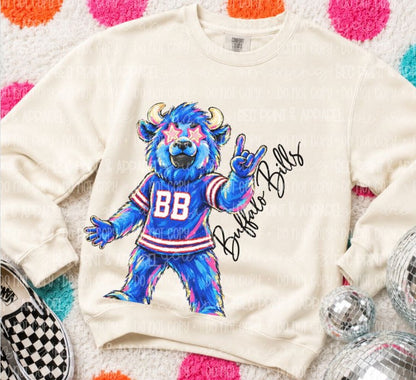 Buffalo (Rockin NFL Mascot) - DTF