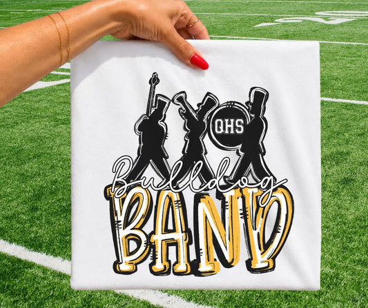 Bulldogs - QHS (Spirit Stack Band Mascot) - DTF