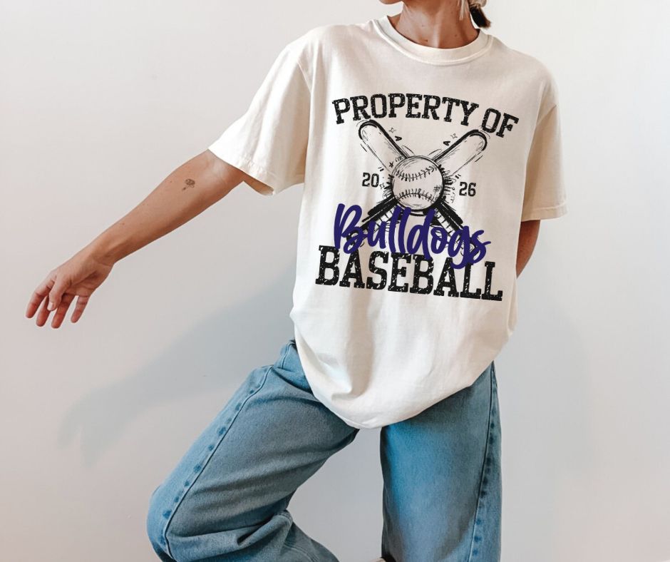 Bulldogs - Navy (Property Of Baseball) - DTF