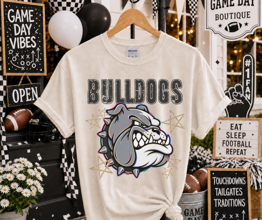 Bulldogs (Grunge Varsity Mascot) - DTF