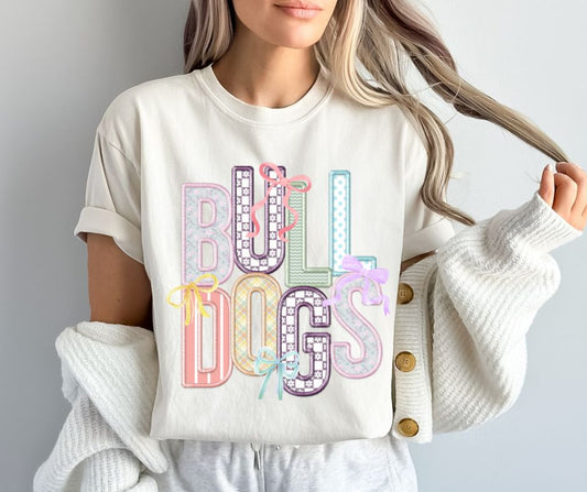 Bulldogs (Spring Bow Mascots) - DTF