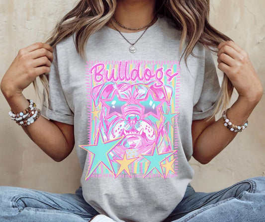 Bulldogs (Colorful Stars Mascot) - DTF